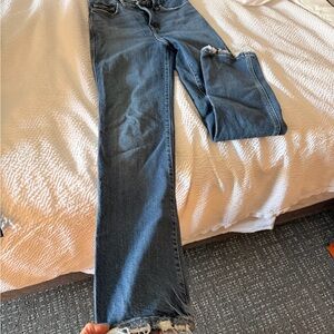 Good American good curve straight Jeans, 0/25, super high rise 28”